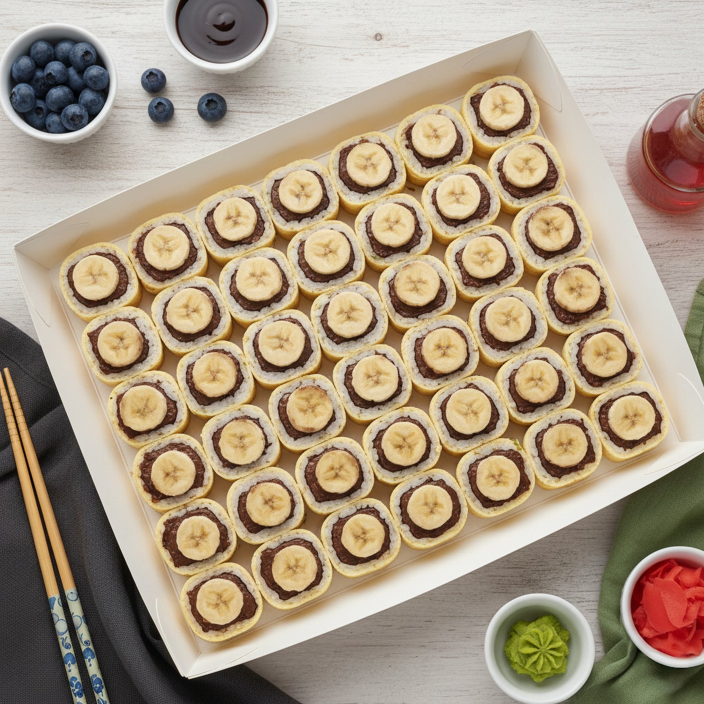 Egg Maki Choco Banane