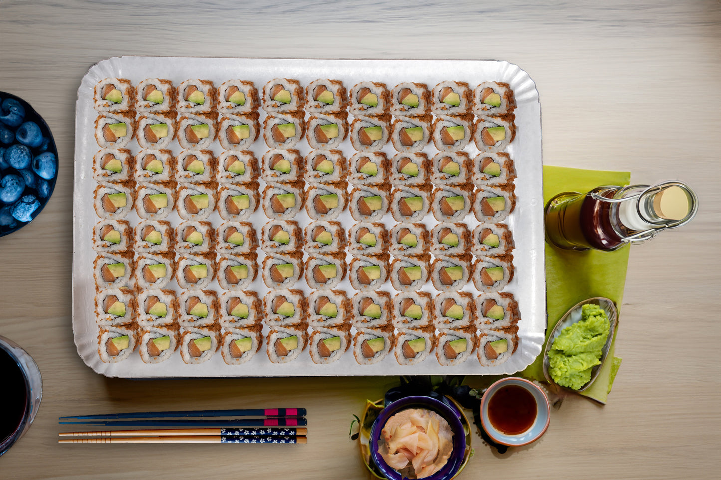Crispy roll plates of 16-96 pieces