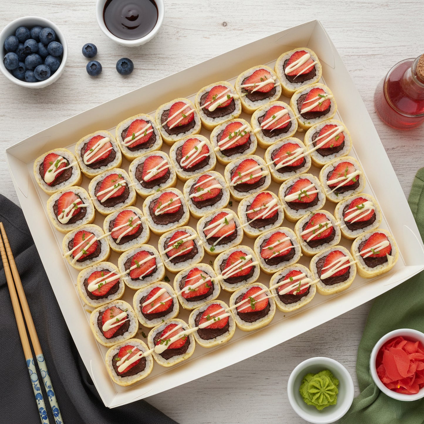 Egg Maki Choco Fraise